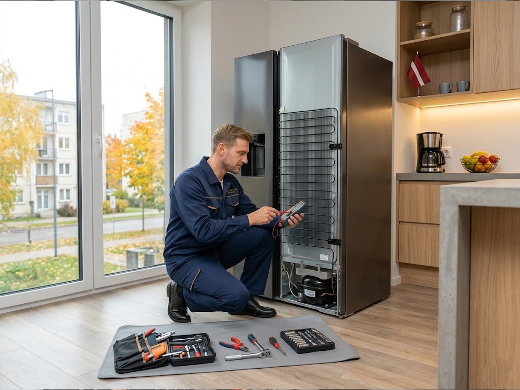 Ledusskapja remonts Rīgā