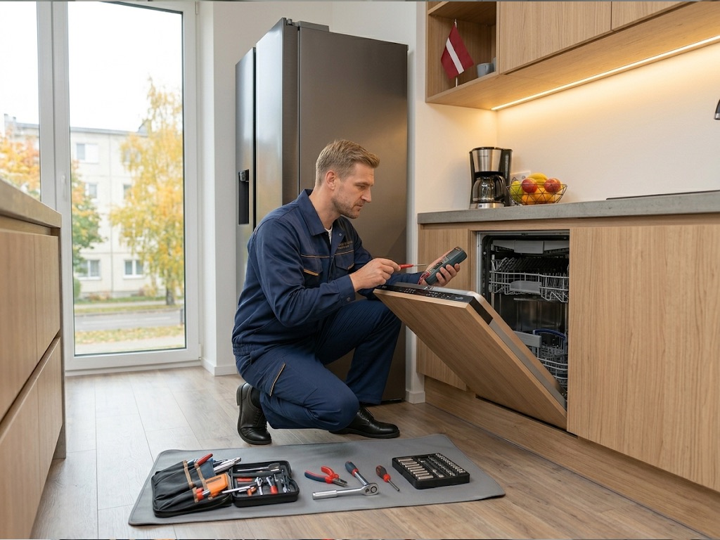 Trauku mašīnas remonts Rīgā